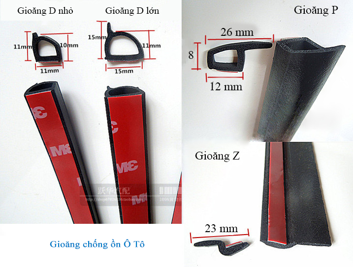 Gioăng chống ồn ô tô